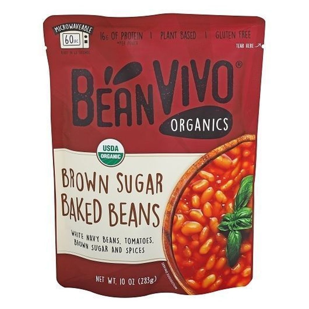 Beanvivo Organics Brown Sugar Baked Beans, 10 Ounce -- 6 per case