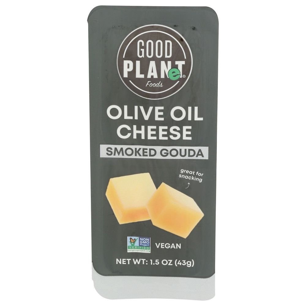 Good Planet Foods Smoked Gouda Olive Oil Cheese, 1.5 Ounce -- 16 per case