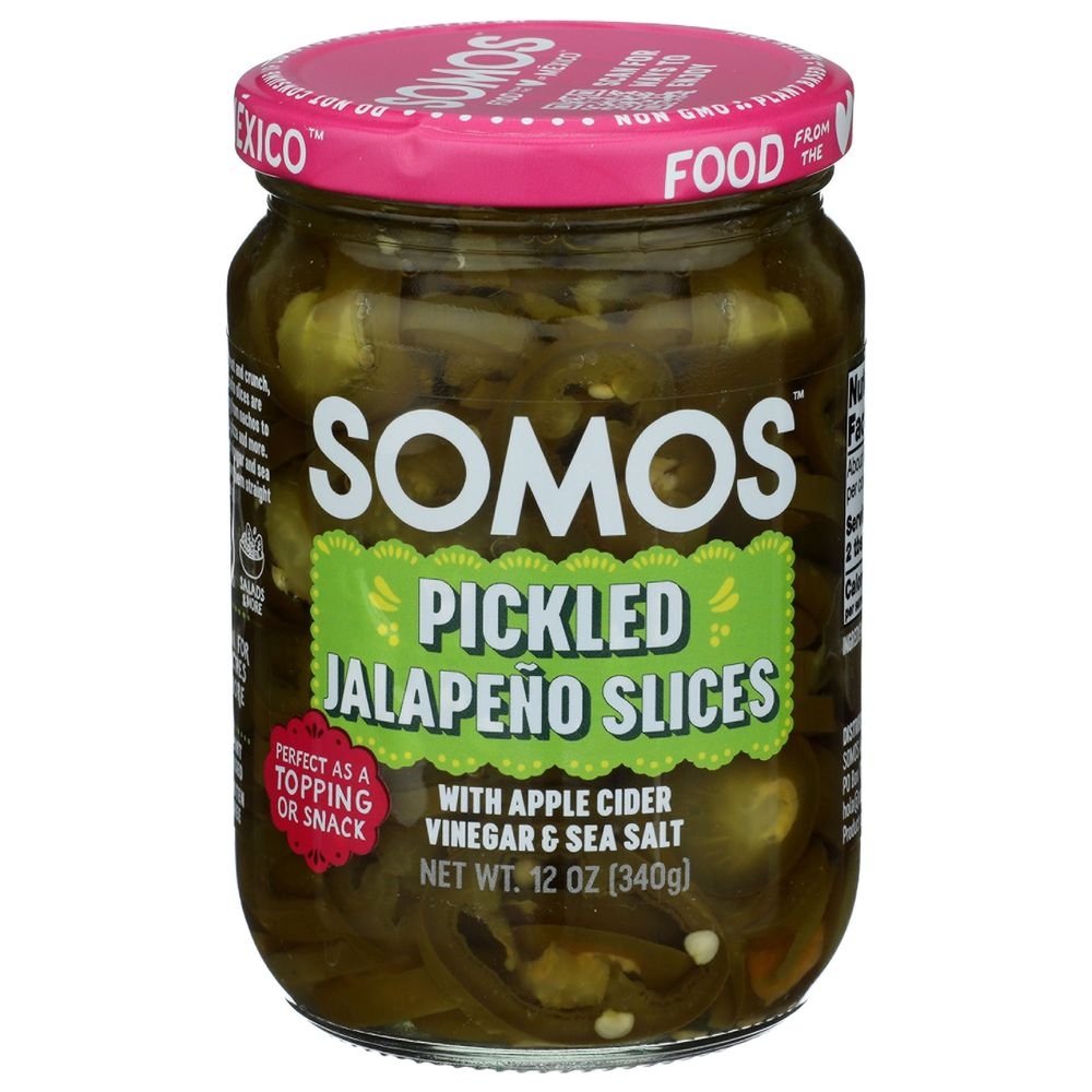 Somos Pickled Jalapeno Slices, 12 Ounce -- 6 per case