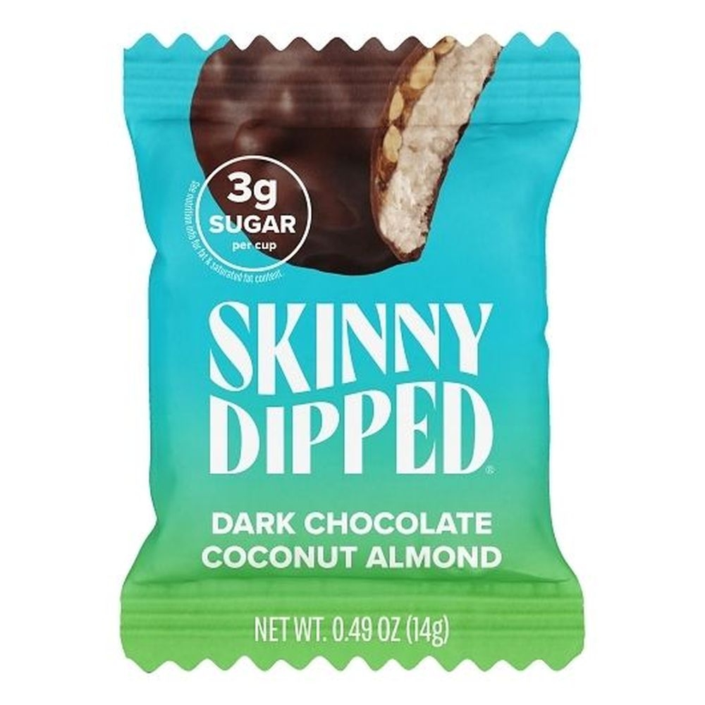 Skinny Dipped Dark Chocolate Coconut Bites, 0.53 Ounce -- 24 per case