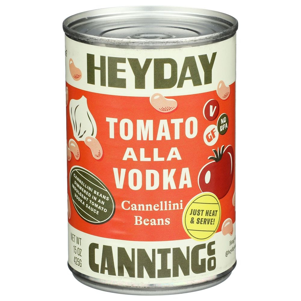 Heyday Tomato Alla Vodka Cannellini Beans, 15 Ounce -- 12 per case
