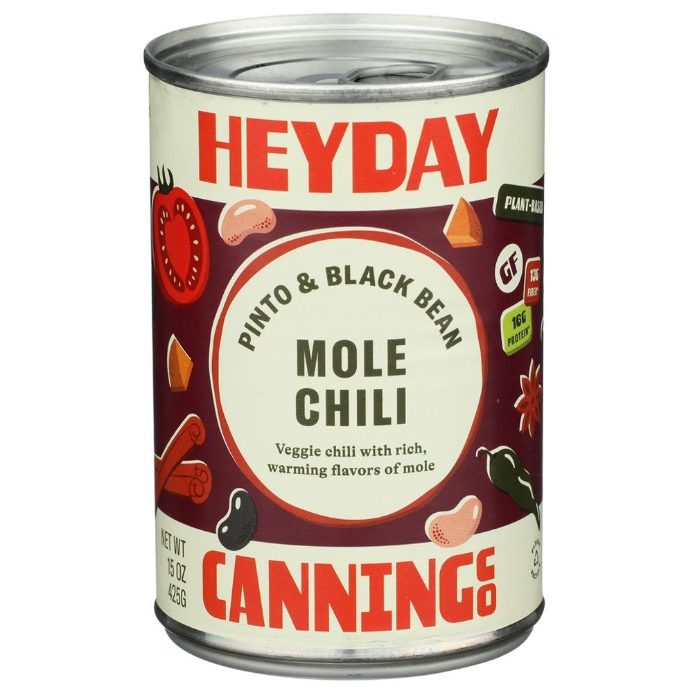 Heyday Mole Chili Pinto Black Beans, 15 Ounce -- 12 per case