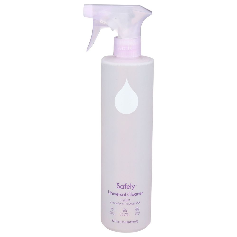 Safely Calm Lavender and Coconut Milk Universal Cleaner, 20 Fluid Ounce Spray -- 6 per case