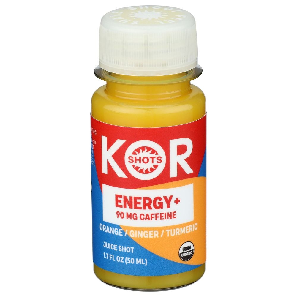 Kos Organic Energy Plus Drink Shot, 1.7 Fluid Ounce -- 12 per case