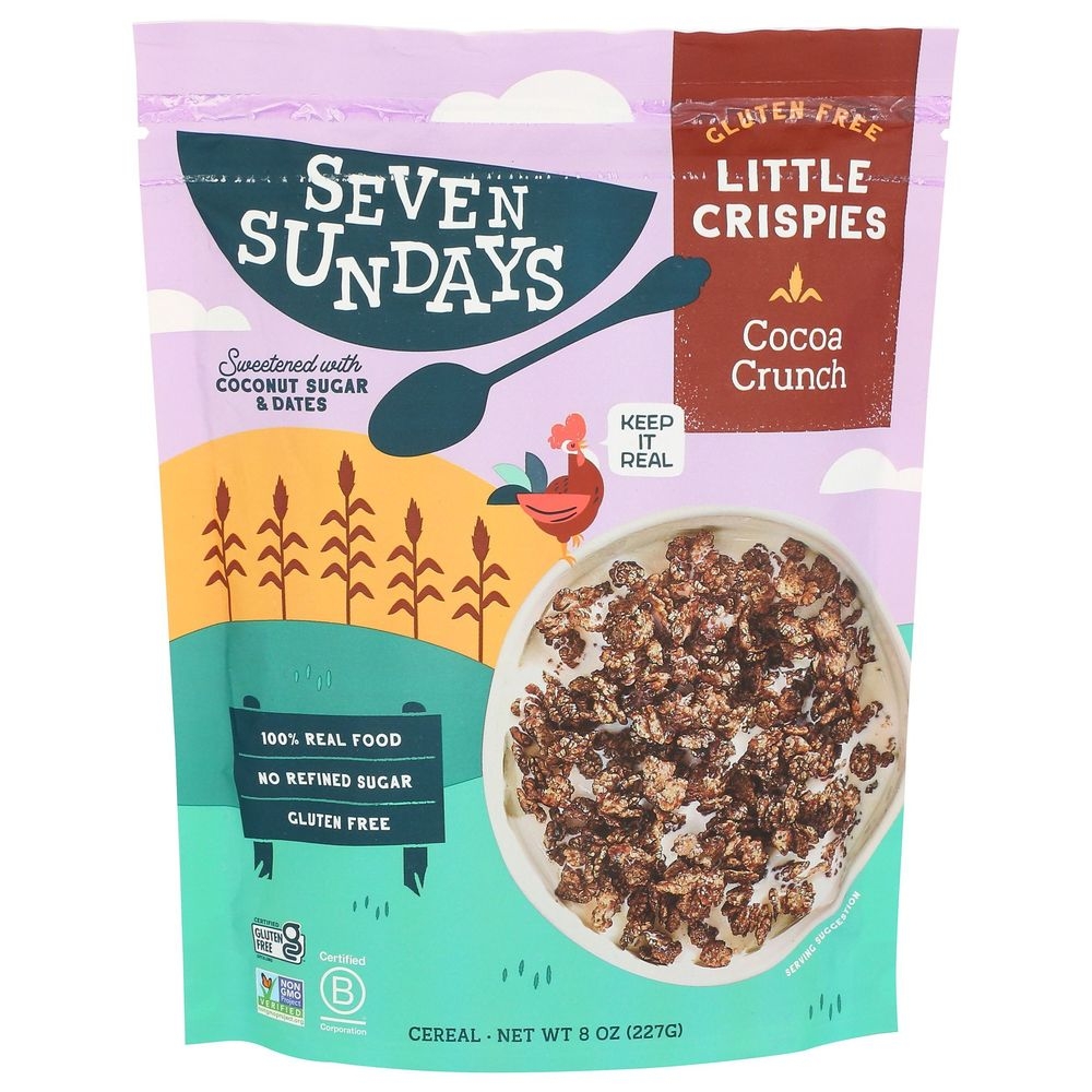 Seven Sundays Cocoa Crunch Little Crispies Cereal, 8 Ounce -- 6 per case