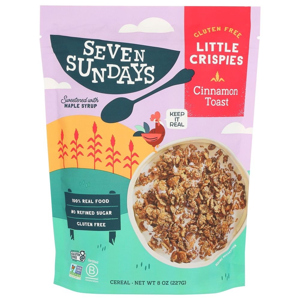 Seven Sundays Cinnamon Toast Little Crispies Cereal, 8 Ounce -- 6 per case