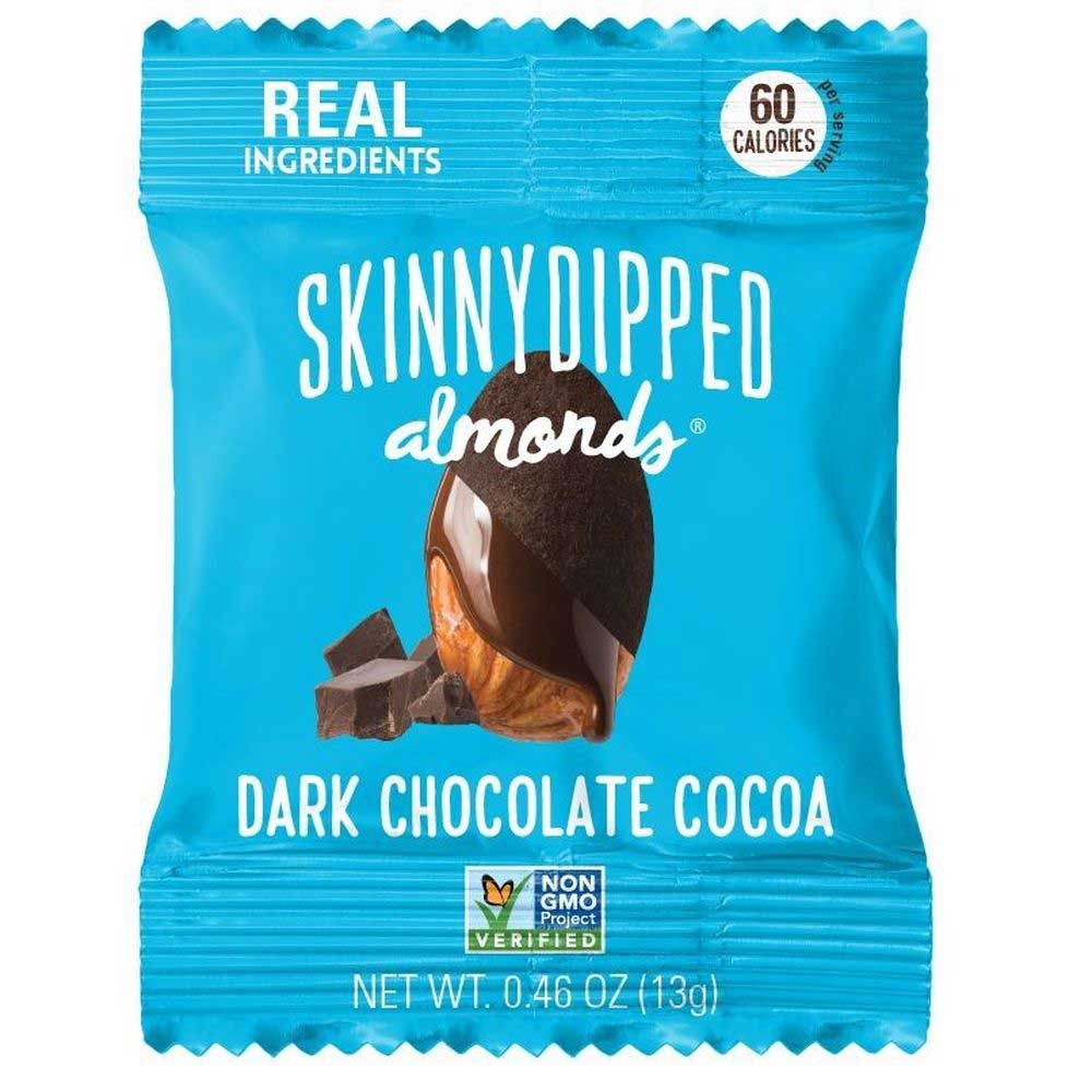 Skinny Dipped Almonds Dark Chocolate Cocoa Almonds, 0.46 Ounce -- 24 per case