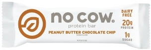 No Cow Peanut Butter Chocolate Chip Protein Bar, 2.12 Ounce -- 72 per case