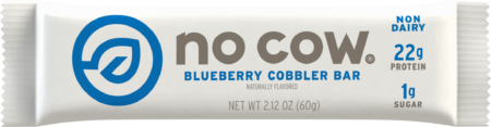 No Cow Blueberry Cobbler Protein Bar, 2.12 Ounce -- 72 per case