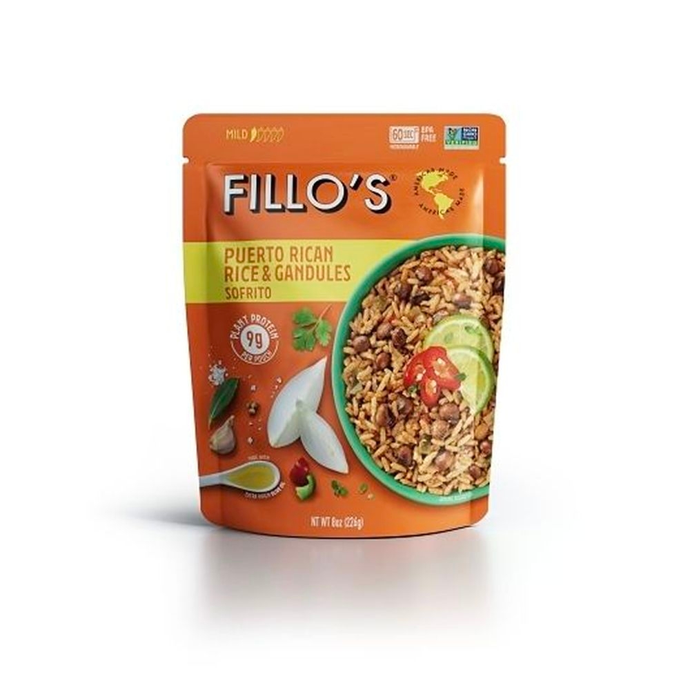 Fillos Puerto Rican Rice and Gandules, 8 Ounce -- 6 per case