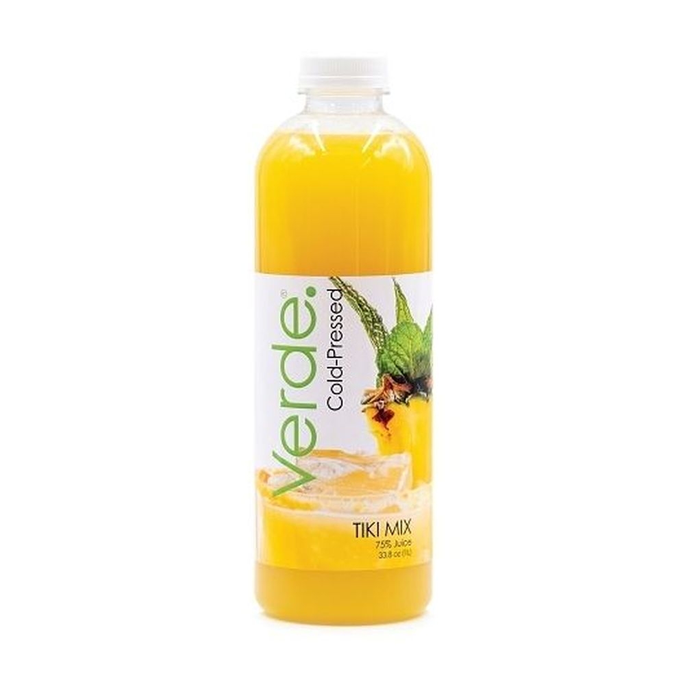 Verde 75 Percent Cold Pressed Tiki Cocktail Mix Juice, 33.8 Ounce -- 6 per case