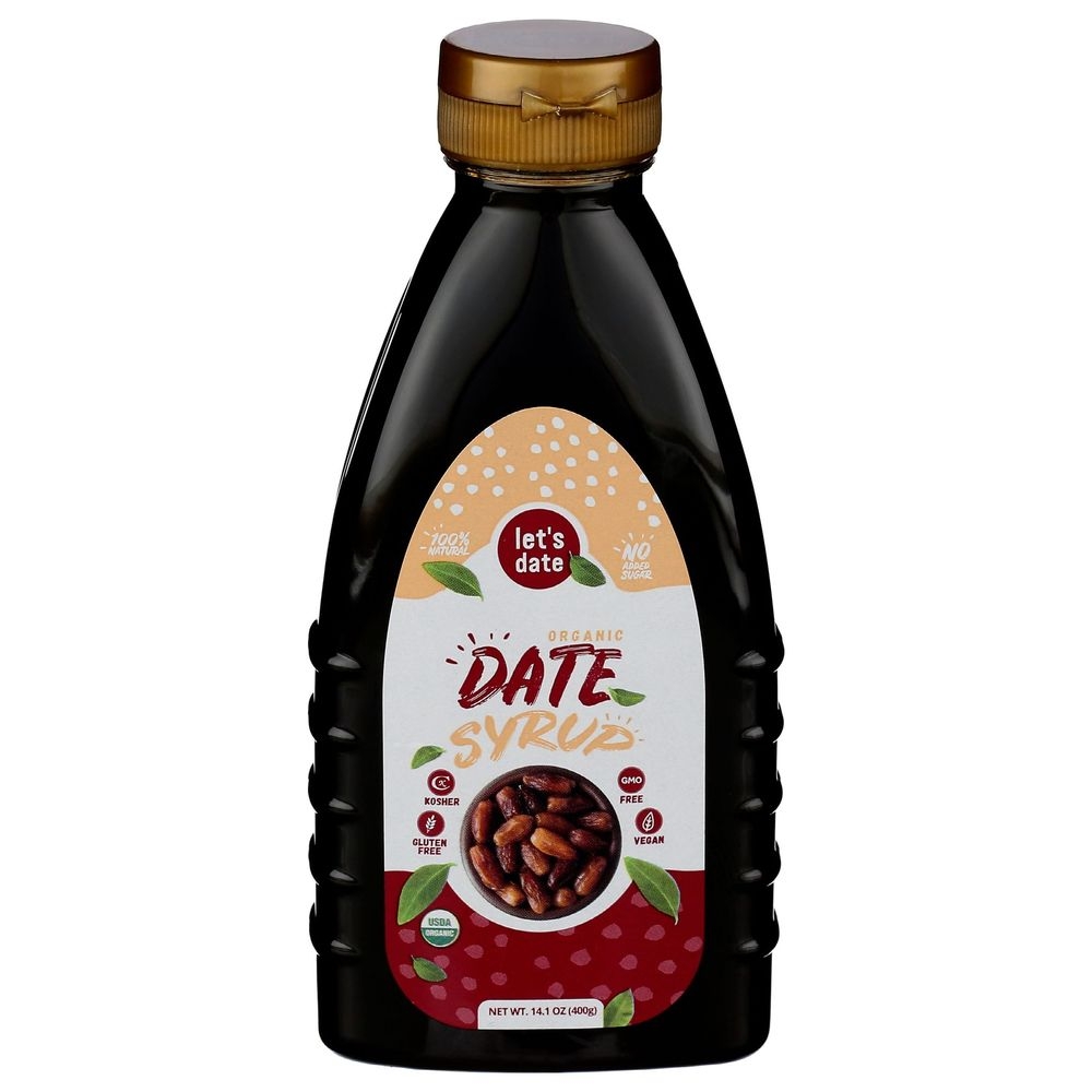 Lets Date Organic Date Syrup, 14.1 Fluid Ounce -- 6 per case