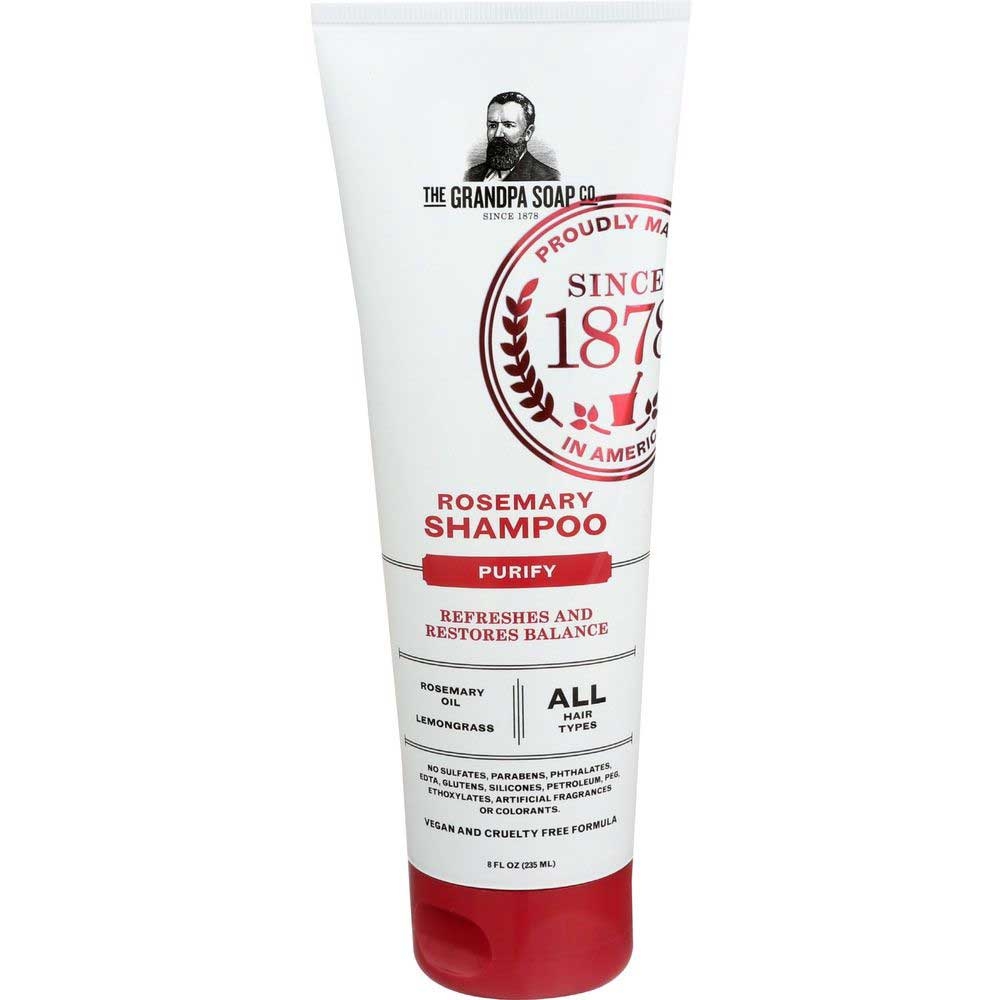 Grandpa Soap Purify Rosemary Shampoo, 8 Fluid Ounce