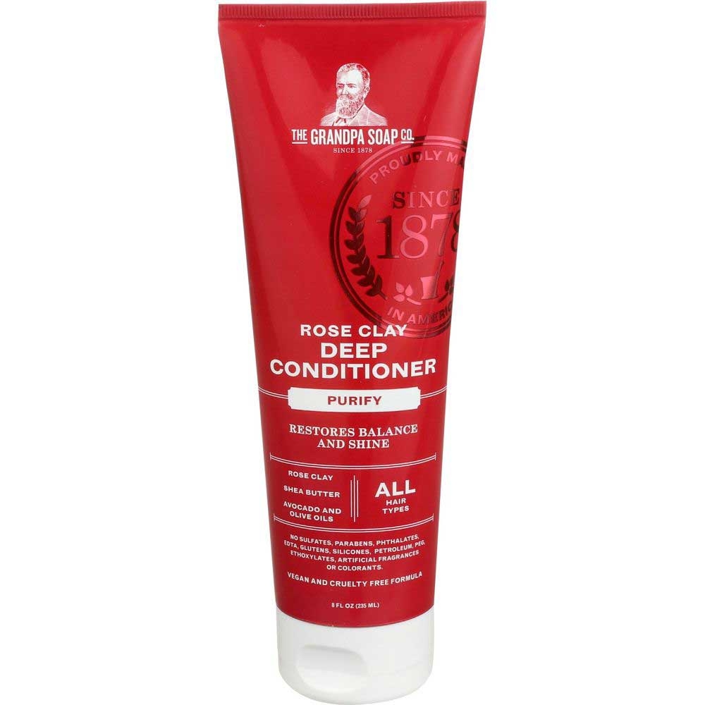 Grandpa Soap Rose Clay Deep Conditioner, 8 Fluid Ounce