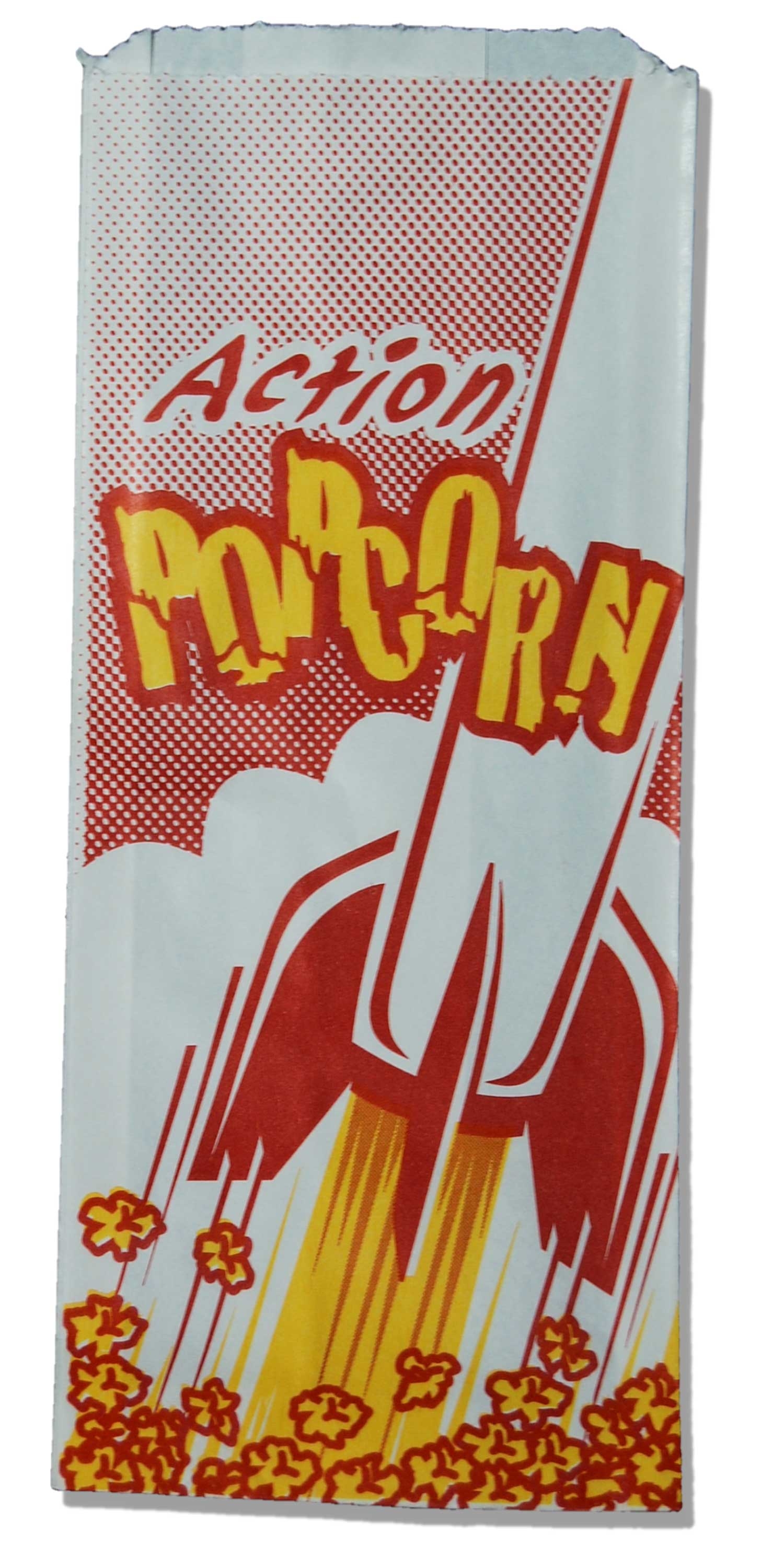 Great Western Action Popcorn Bag, 12 inch -- 1000 per case.