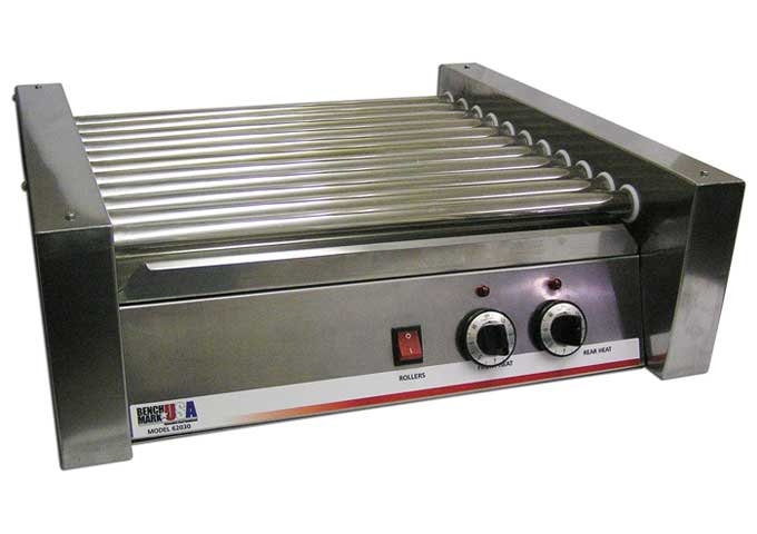 Winco BenchmarkUSA 120 Volt 30 Dog Hot Dog Roller Grill, 22 x 20 x 8 inch -- 1 set