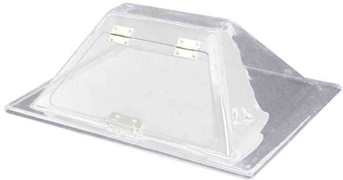 Winco BenchmarkUSA Plexiglass Sneeze Guard for 20 Dog Roller Grill -- 10 set per case