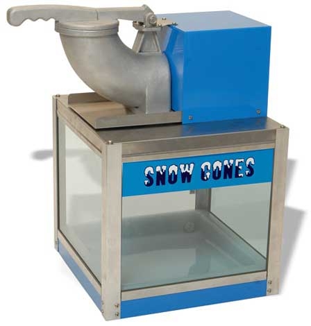 Winco BenchmarkUSA 120 Volt Snow Bank Snow Cone Machine, 16 x 16 x 24 inch -- 1 set