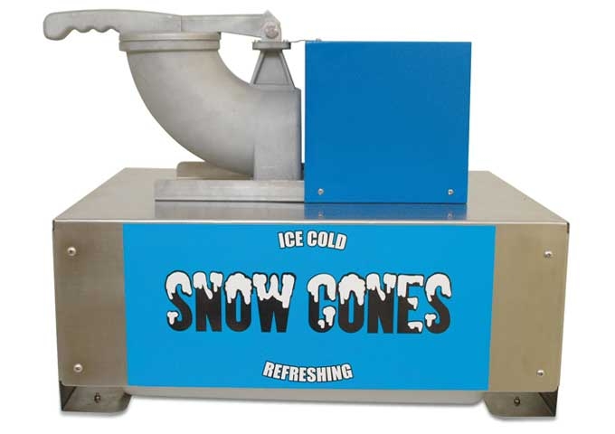 Winco BenchmarkUSA 120 Volt Snow Blitz Portable Snow Cone Machine, 22 7/8 x 18 x 18 1/2 inch -- 1 set