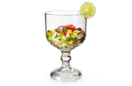GET Enterprises Inc Styrene Acrylonitrile Stemware Clear Schooner, 36 Ounce -- 12 per case.