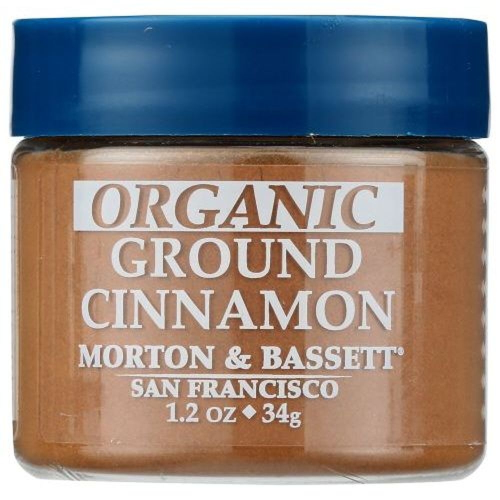 Morton and Bassett Spices Organic Ground Cinnamon, 1.2 Ounce -- 3 per case