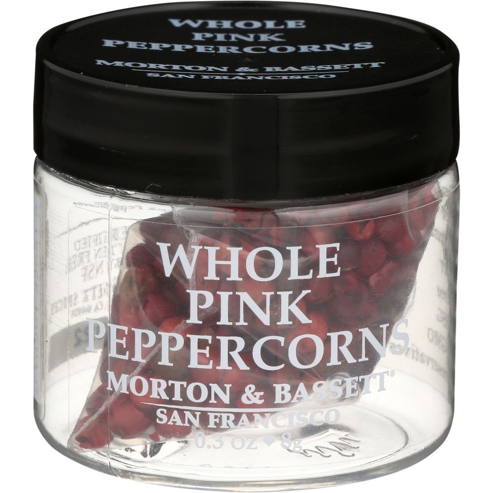 Morton and Bassett Whole Pink Peppercorns Seasoning, 0.3 Ounce -- 3 per case