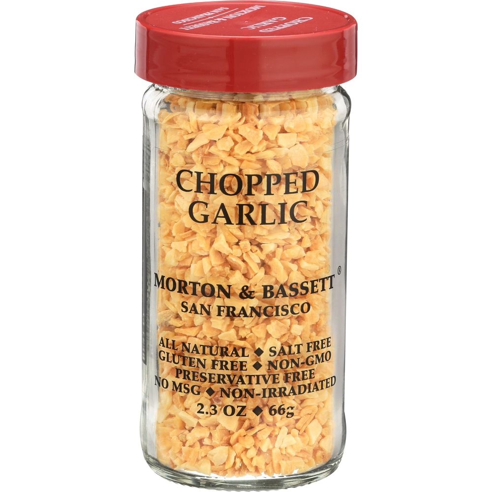 Morton and Bassett Chopped Garlic, 2.3 Ounce -- 3 per case