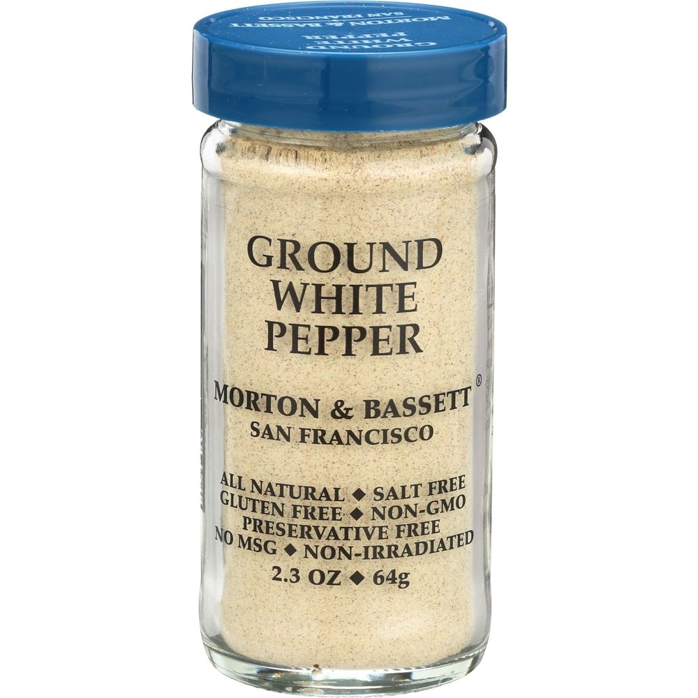 Morton and Bassett Ground White Pepper, 2.3 Ounce -- 3 per case