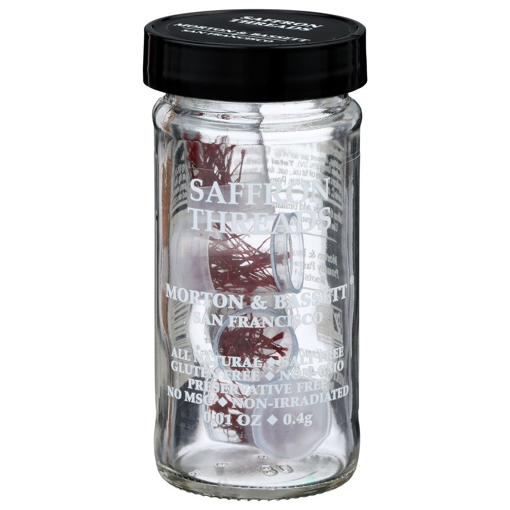 Morton and Bassett Spices Saffron Threads, 0.01 Ounce -- 3 per case