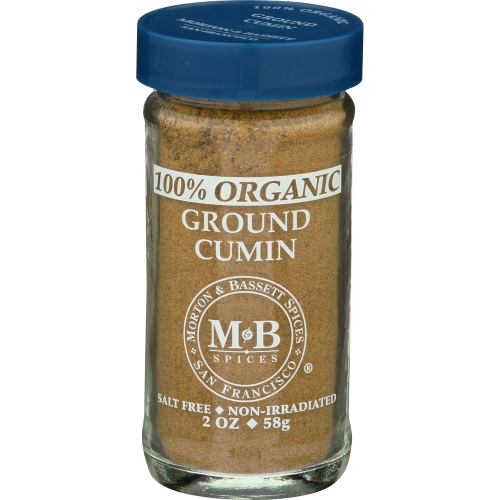 Morton and Bassett Organic Ground Cumin, 2 Ounce -- 3 per case