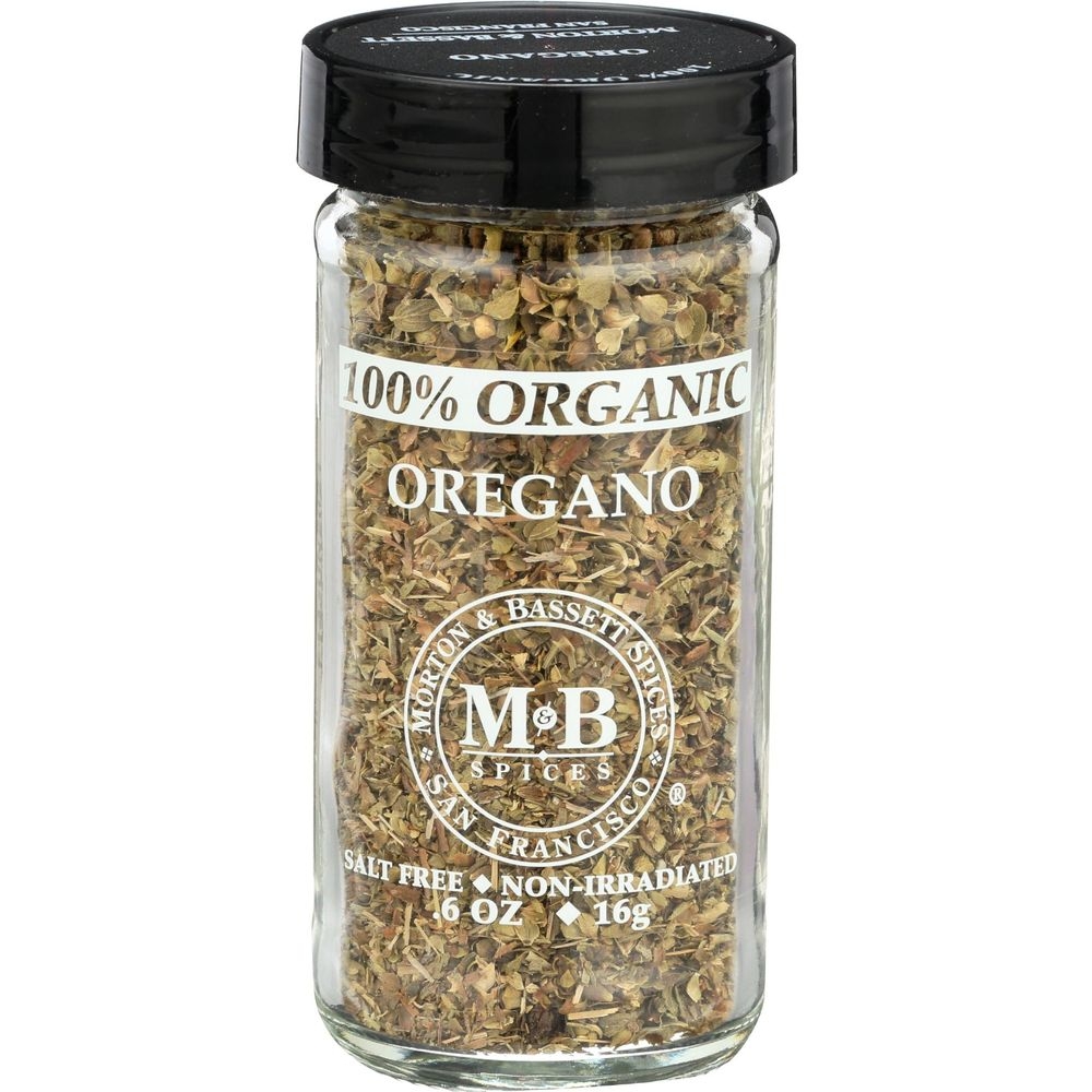 Morton and Bassett Organic Oregano, 0.6 Ounce -- 3 per case
