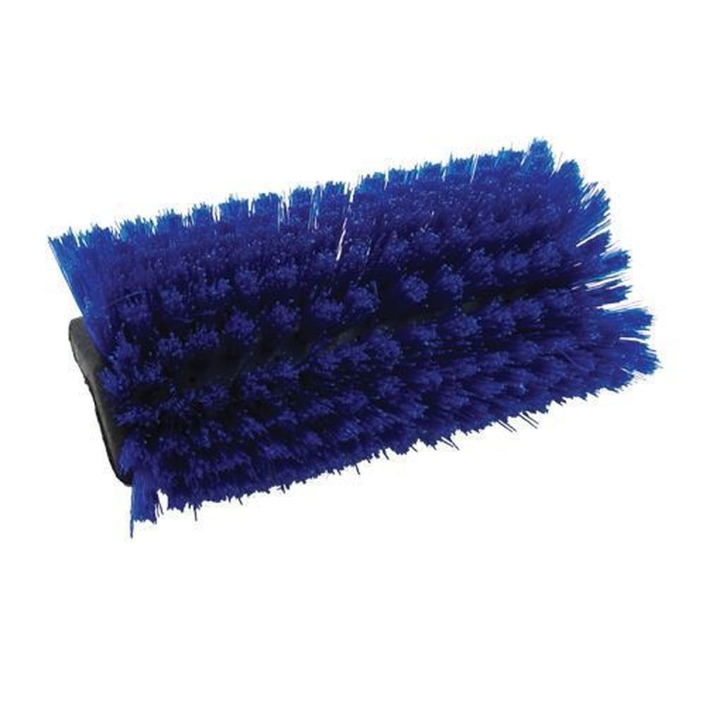 Carlisle 3619714 Flo-pac Dual Surface Blue Floor Scrub With Polypropylene Bristles, 10 Inch Length