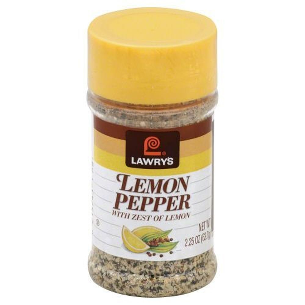 Lawrys Lemon Pepper Blend, 2.25 Ounce -- 12 per case