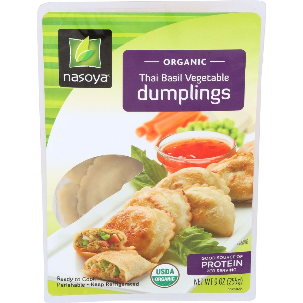 Nasoya Organic Thai Basil Vegetable Dumpling, 9 Ounce -- 6 per case