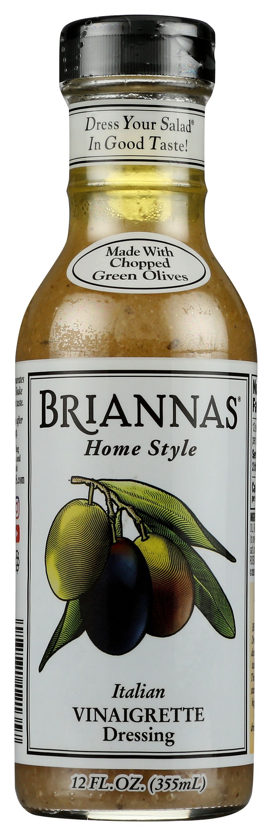 Brainnas Italian Vinaigrette Dressing, 12 Ounce -- 6 per case