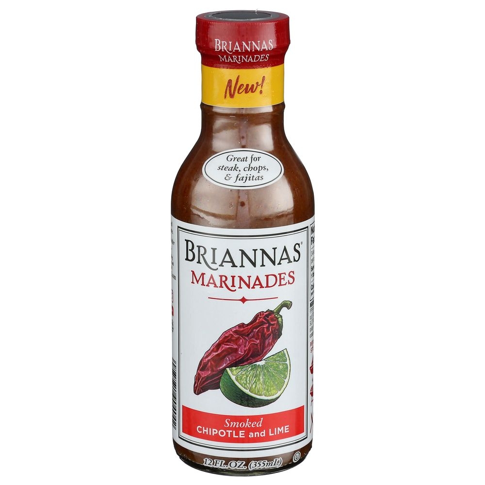 Briannas Smoked Chipotle and Lime Marinades, 12 Fluid Ounce -- 6 per case