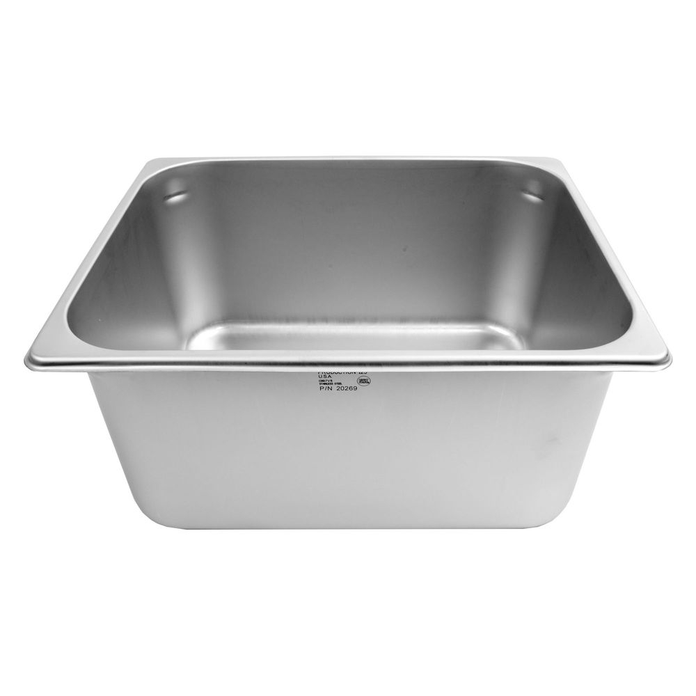 Vollrath 20269 Super Pan V Stainless Steel Half Size Steam Table Pan, 6 Inch Deep