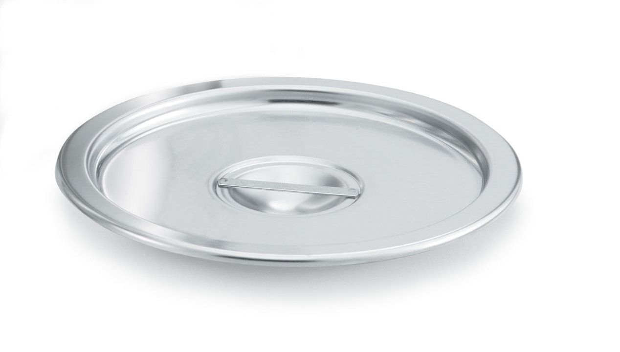 Cover Solid, Stainless Steel, Fits 8 3/8 Inch -- 6 Per Case