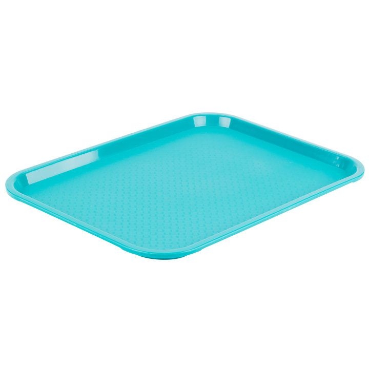 Vollrath Polypropylene Teal Fast Food Tray, 14 x 18 inch -- 12 per case.