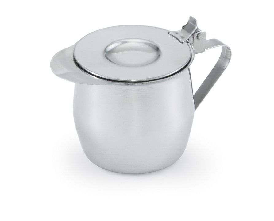 Server With Hinged Insulated Cover Stainless Steel 10 Ounce -- 12 Per Case
