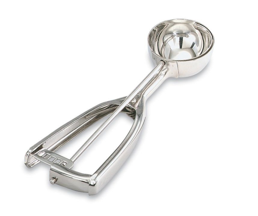 Disher Round Squeeze, Stainless Steel, 8 Size, 4 Ounce -- 12 Per Case