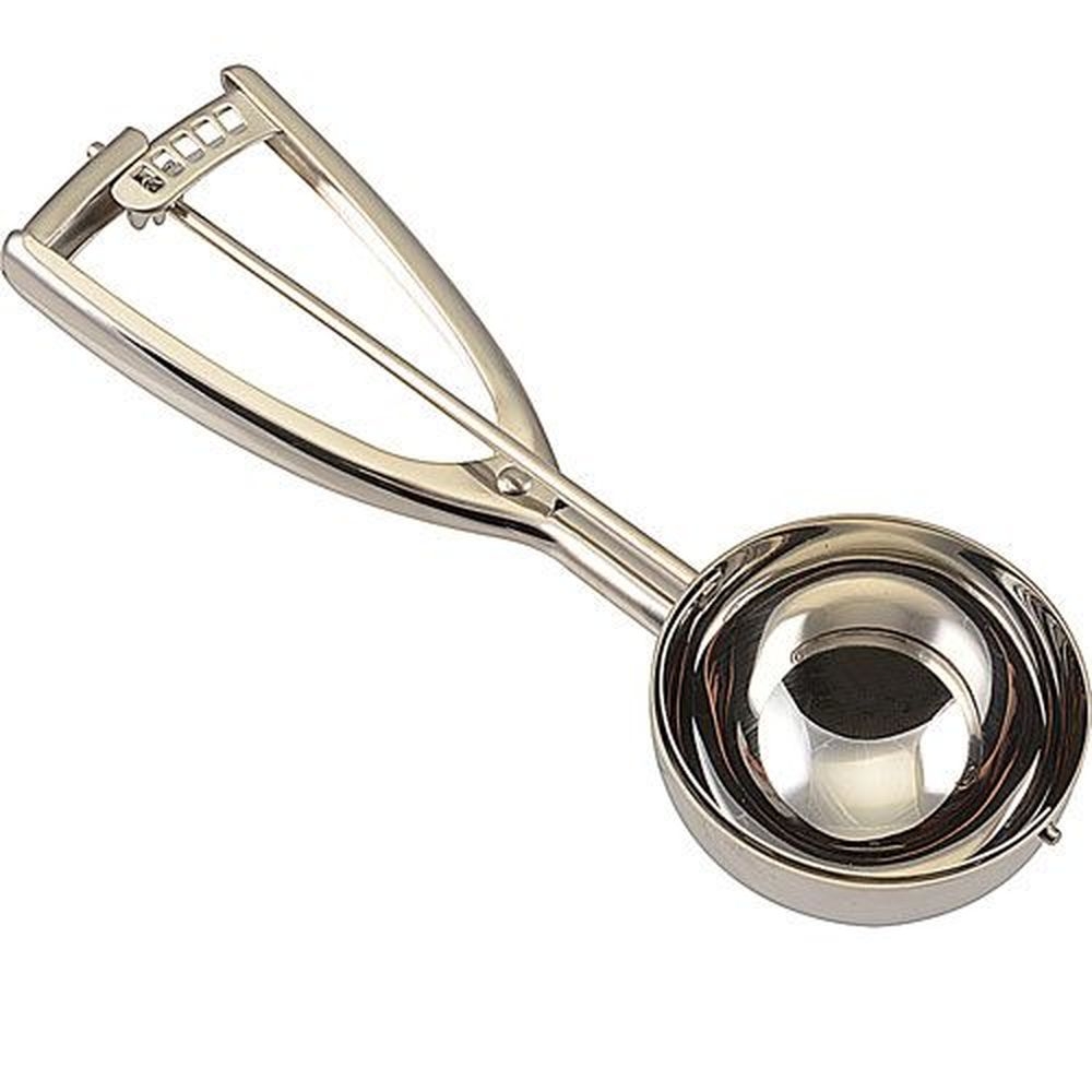 Vollrath 47150 Stainless Steel Round Number 8 Squeeze Disher, 4 Ounce Capacity