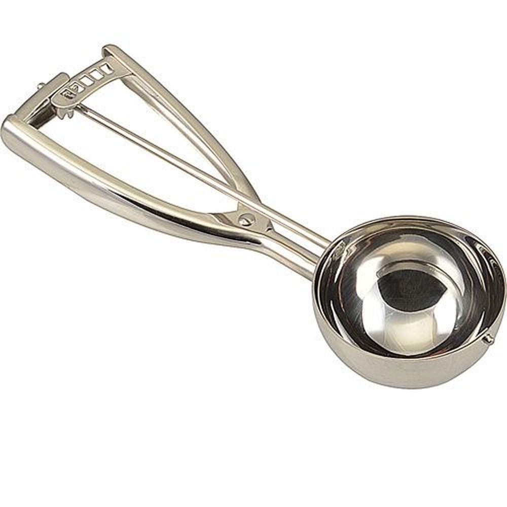 Vollrath 47151 Stainless Steel Round Number 10 Squeeze Disher, 3.125 Ounce Capacity