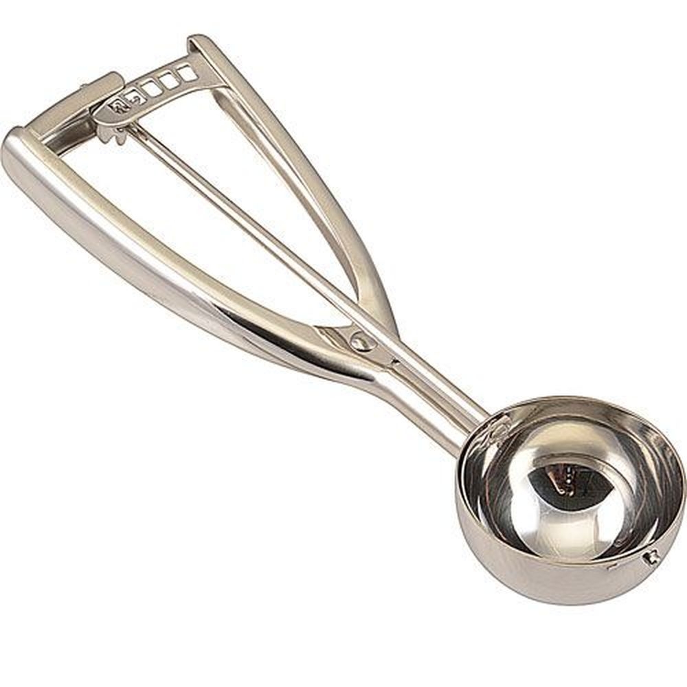 Vollrath 47154 Stainless Steel Round Number 20 Squeeze Disher, 1.5 Ounce Capacity