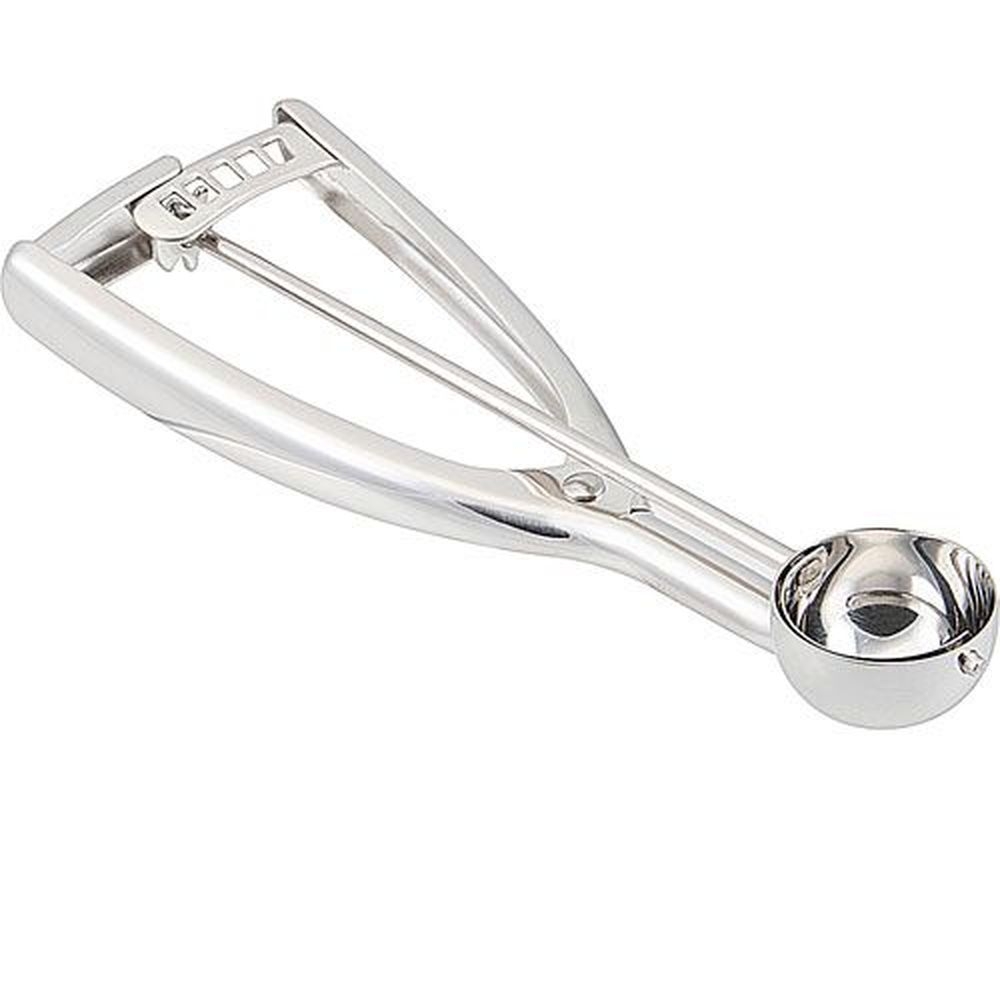 Vollrath 47161 Stainless Steel Round Number 100 Squeeze Disher, 0.375 Ounce Capacity