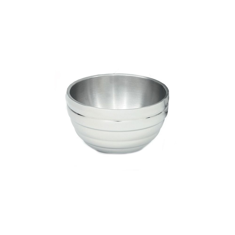 Vollrath 46590 Stainless Steel Beehive Pattern Round Double-Wall Serving Bowl, 1.7 Quart Capacity