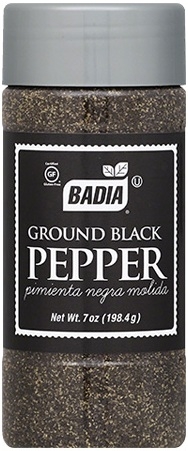 Badia Ground Black Pepper, 7 Ounce -- 12 per case
