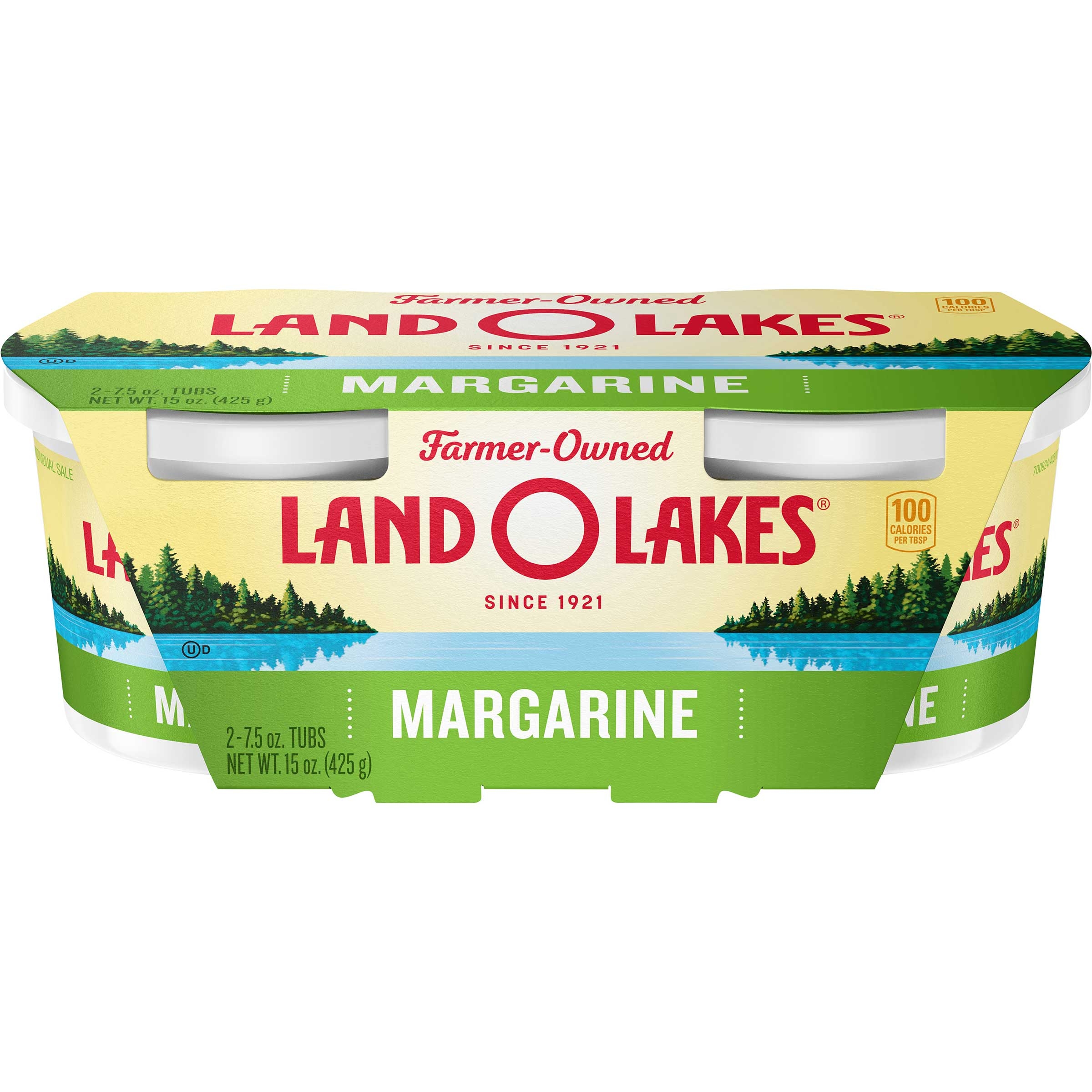 Land O Lakes Margarine, 7.5 Ounces Pack of 2 -- 12 per case