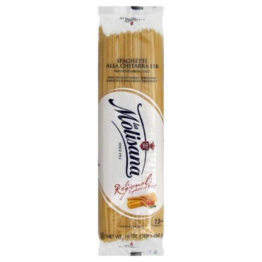 La Molisana Number 15B Alla Chitarra Spaghetti Pasta, 16 Ounce -- 18 per case