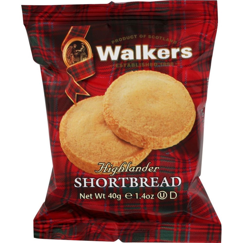 Walkers Highlander Shortbread Cookies, 1.4 Ounce -- 18 per case